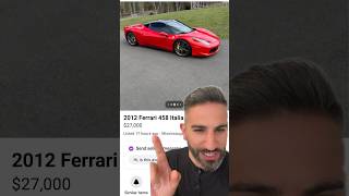 You will never never find a Ferrari this cheap in your life 😬👀#canada #ferrari #viral #cars #crime