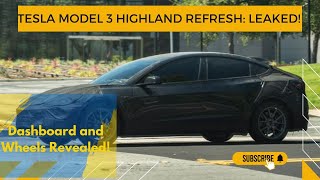 Tesla Model 3 Highland Refresh: New Dashboard and Wheels Leaked!