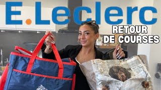 RETOUR DE COURSES POUR UNE SEMAINE | LECLERC 💶🛒