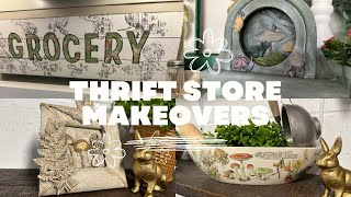 Thrift Store makeovers/Thrift Flips/IOD Millots pages Transfer/Toadstool and Dewdrop pond Moulds