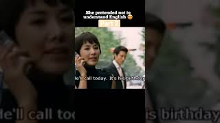 She pretended not to understand English 😍#perfect #lovestatus #drama #shorts #youtubeshort #fyp