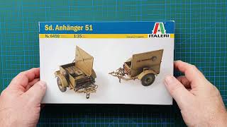 Italeri 1/35 Sd. Anhanger 51 Trailer - Kit Review