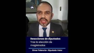 Elmer Palencia: "Muy satisfechos por el consenso para elegir a magistrados de CSJ"