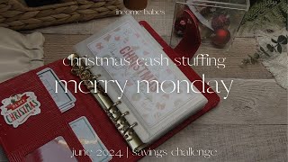 🎄MERRY MONDAY🎁 | Christmas 2024 Savings Challenges | Cash Envelope Method