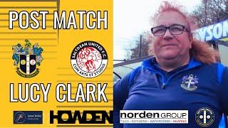 POST MATCH Lucy Clark Sutton United Women 0 Saltdean United Women 5 07/04/24 LSERWFL