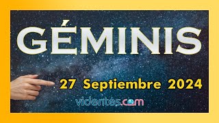 HORÓSCOPO DIARIO ✨❤️🌝 GÉMINIS ♊️ VIERNES, 27 DE SEPTIEMBRE DE 2024