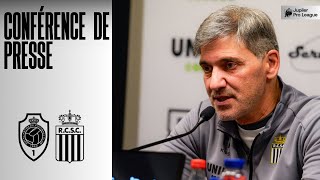 La conférence de presse avant Antwerp - Charleroi