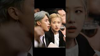 jirose and taehyung reaction😅😱(check comment also)#fypシ #jirosé #bts #blackpink #jimin #rosé #kpop