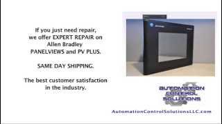 PANELVIEW REPAIR - ONE DAY SERVICE ON ALLEN BRADLEY PANELVIEW or PV PLUS UNITS