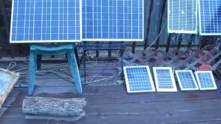 Solar panel wear after 3 years + testing new canon sx150is video quality