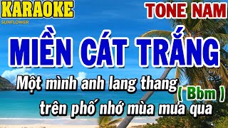 Karaoke  Miền Cát Trắng Tone Nam Bbm | Karaoke Beat | 84