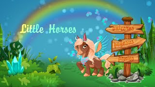 Проект слайд-шоу  "Little Horses" с пегасами и единорогами 🦄