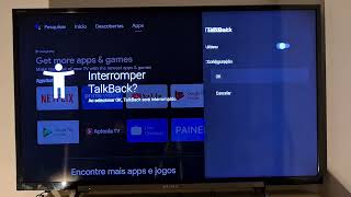 Mi Tv stick Desativar ou Ativar talkback