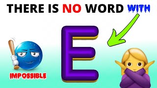 This Video Doesn't Have The Letter "E" In It