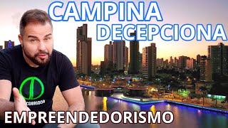 CAMPINA GRANDE entre as PIORES CIDADES para EMPREENDER no Brasil. Pesquisa ENAP. Pontuação completa.