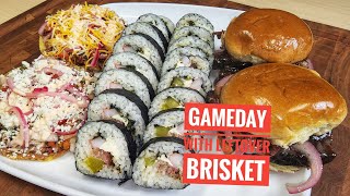 Gameday Eats with Leftover Brisket