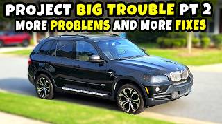 BMW X5 (E70) New Air springs & other bits | BIG Trouble PT 2