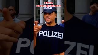 😱Darf die Polizei mein HANDY BESCHLAGNAHMEN, weil ich sie FILME? #shorts #handy #polizei