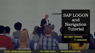 SAP ABAP Training | SAP LOGON and Navigation Tutorial | SAP ABAP HANA