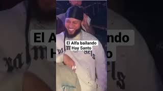 El Alfa bailando hay Santo canción de Rochy.