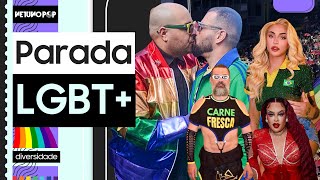 Famosos Parada LGBT+ 2024 | Pabllo Vittar resgata verde e amarelo, Thiago Abravanel beija marido e +