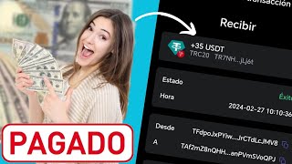 RETIRANDO 35$ DÓLARES EN 1 DÍA 🤑 PÁGINA PAGANDO SIN ESPERAR / DINERO EN INTERNET FÁCIL 2024