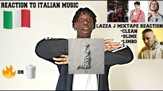 FIRST REACTION TO ITALIAN MUSIC FT LAZZA, GEMITAIZ, RONDODASOSA & TONY EFFE