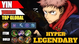 Legendary Yin !! Gameplay Top Global Yin by yumm • Mobile Legends Bang Bang