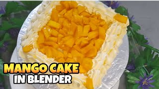 Mango Cake in Blender | Sponge Mango Cake Recipe Without Oven | Ayesha in the kitchen