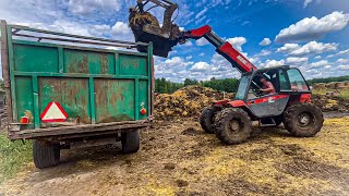 ☆ Nakładanie Obornika ☆ 2023☆ Fendt Vario 916, MANITOU MLT 628 Turbo ☆