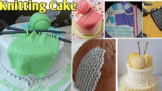 HOW TO MAKE/KNITTING CAKE DECORATING IDEAS