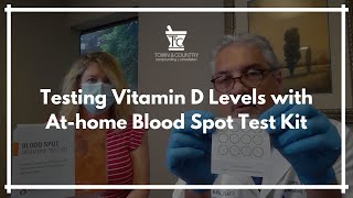 Testing Vitamin D Levels with At-home Blood Spot Test Kit