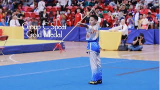 Group C Qiangshu 8.73, Eason Gao (CANADA), Gold Medal, 2023 4th PanAm KungFu Championships