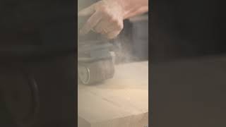 Belt Sanding a Table Top #Shorts