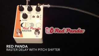 Red Panda Raster Delay with Pitch Shifter Guitar Pedal