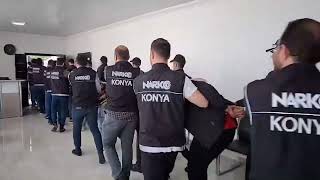 Konya polisinden uyuşturucu tacirlerine darbe: 36 tutuklu!