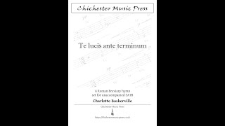 Te lucis ante terminum - Charlotte Baskerville