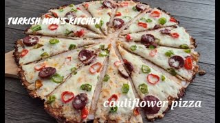 ✅ Cauliflower pizza recipe - keto