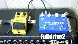 Boss OD-1 vs Fulltone Fulldrive2 shoot out