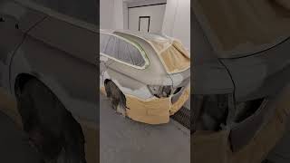 BMW 520 side damage repair - part 4