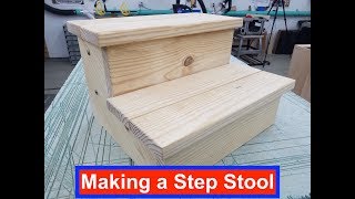 Making A Step Stool with Bosch Tools