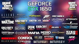 50 Games Test in Windows 11 | GTX 1650 + i5 9400F + 16GB Ram