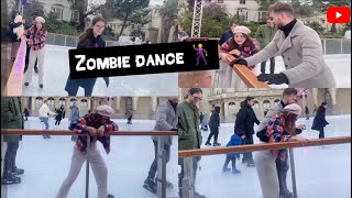 Ice skating for the first time ft. Benedict | Funny Epic moments😂