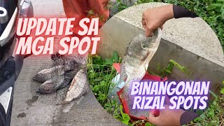 FISHING SPOTS SA BINANGONAN NA MAY KAGAT NA! | MAY PLAPLA PA