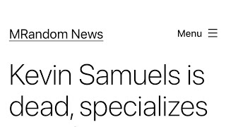 Kevin Samuels allegedly died at age 54