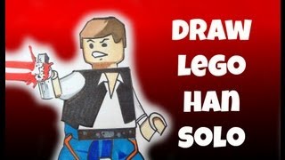 How To Draw Lego Han Solo