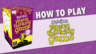 How To Play: Genius Lateral Thinking Game from University Games