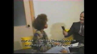 Whitney Houston Italian 1990 interview Roma