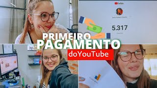 MONETIZEI NO YOUTUBE! oficialmente uma Youtuber… meu primeiro pagamento💸