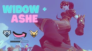 Climbing Outta Diamond as Console Widowmaker and Ashe (Overwatch)